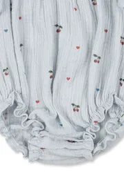 Konges Sløjd Coco romper cherry blue mousseline bio