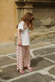 Konges Sløjd Vivo broek red dot - biokatoenen babybroek