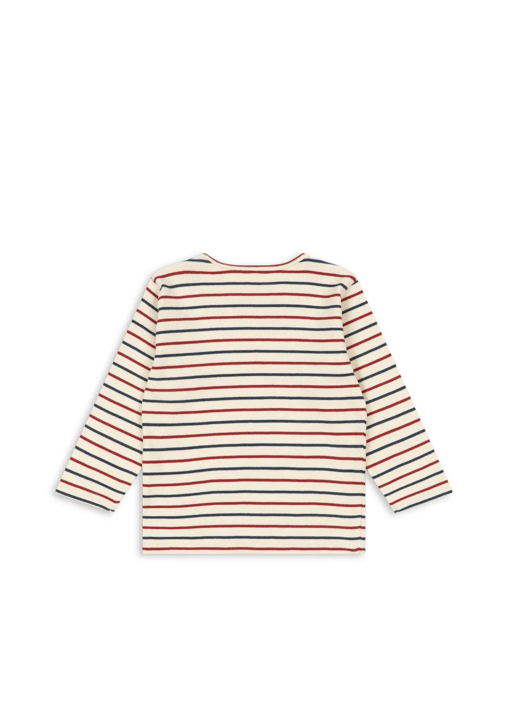 Konges Sløjd Voco Modal Blouse Tricolore Bleu rib biokatoen