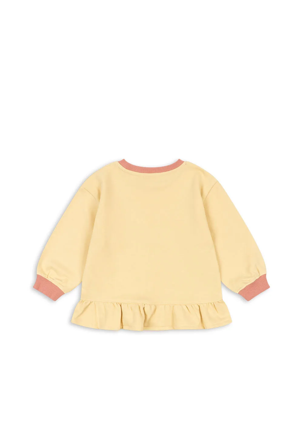Konges Sløjd Spotty sweater banana crepe biokatoen