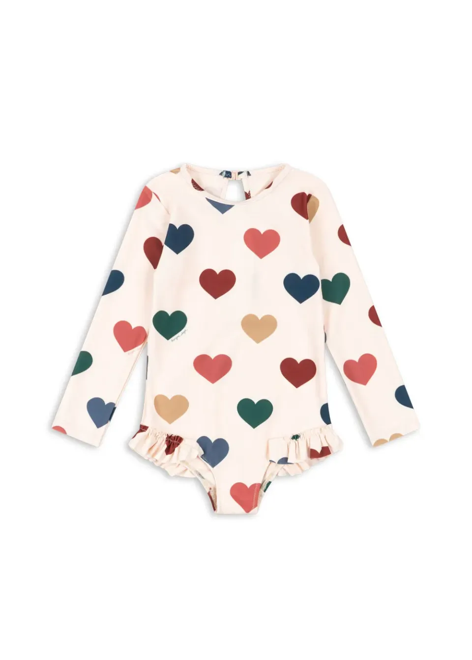 Konges Sløjd Manuca badpak bon coeur coloré lange mouw