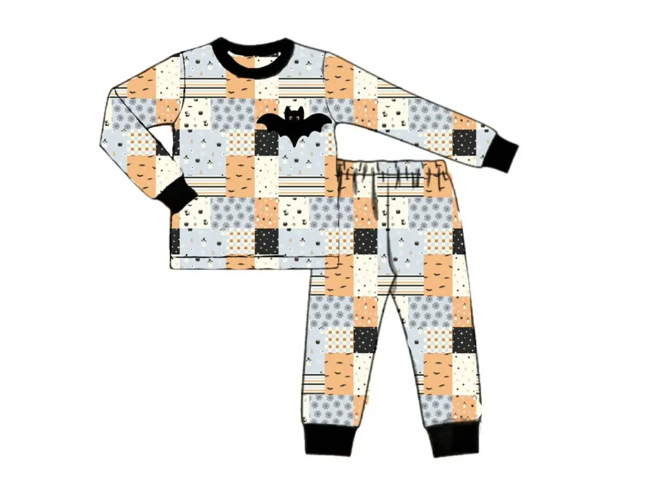 Busy Bee Smocks Halloween Lounge jongens huispak 2-delig