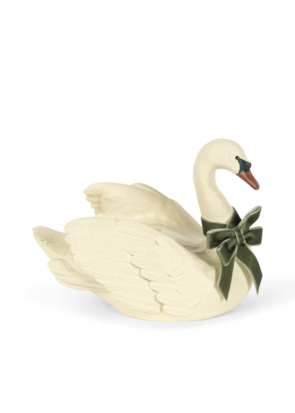 Konges Sløjd Zwaan Spaarpot swan handgeschilderd