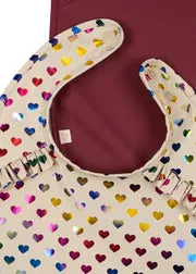 Konges Sløjd slab 2-pack coeur glitter sangria