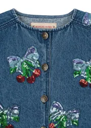 Konges Sløjd Magot Overshirt spijkershirt amarena sequin