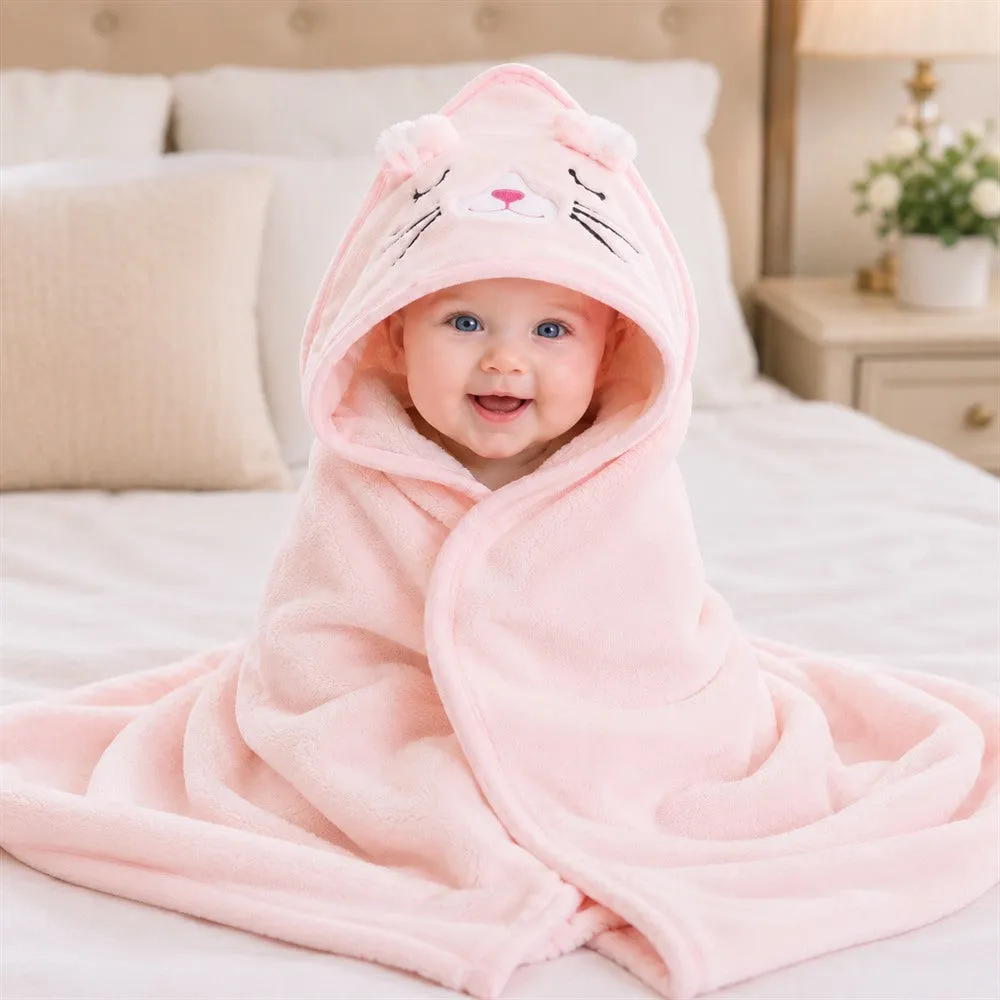 Yumi Baby Cape de Bain badcape biokatoen 70x140 dier
