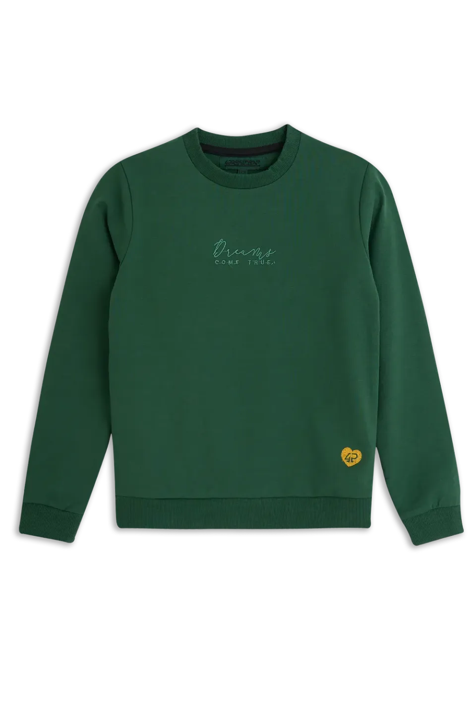 4President Aniek sweater groen katoen meisjes