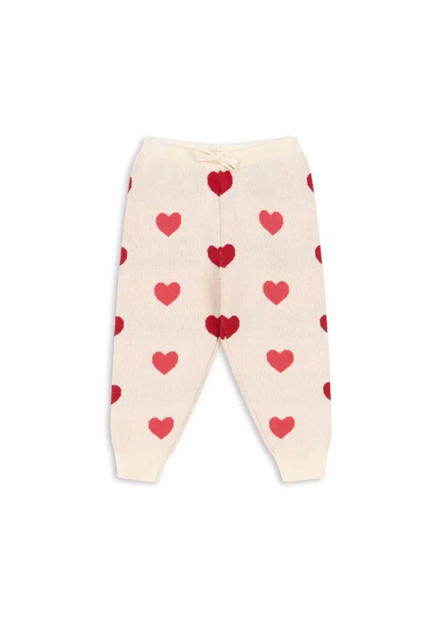 Konges Sløjd Lapis broek coeur coloré biokatoen wijd
