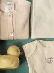 Konges Sløjd Savora Due Cardigan wollen vest creole pink