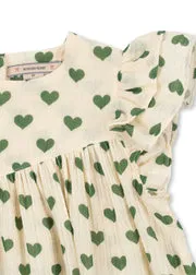 Konges Sløjd Coco jurk biokatoen amour verde