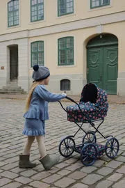Konges Sløjd Soleil rok country blue – gebreid