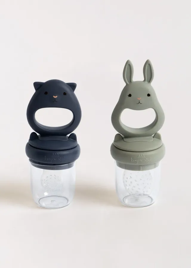 Konges Sløjd fruitspeen 2-pack onyx siliconen
