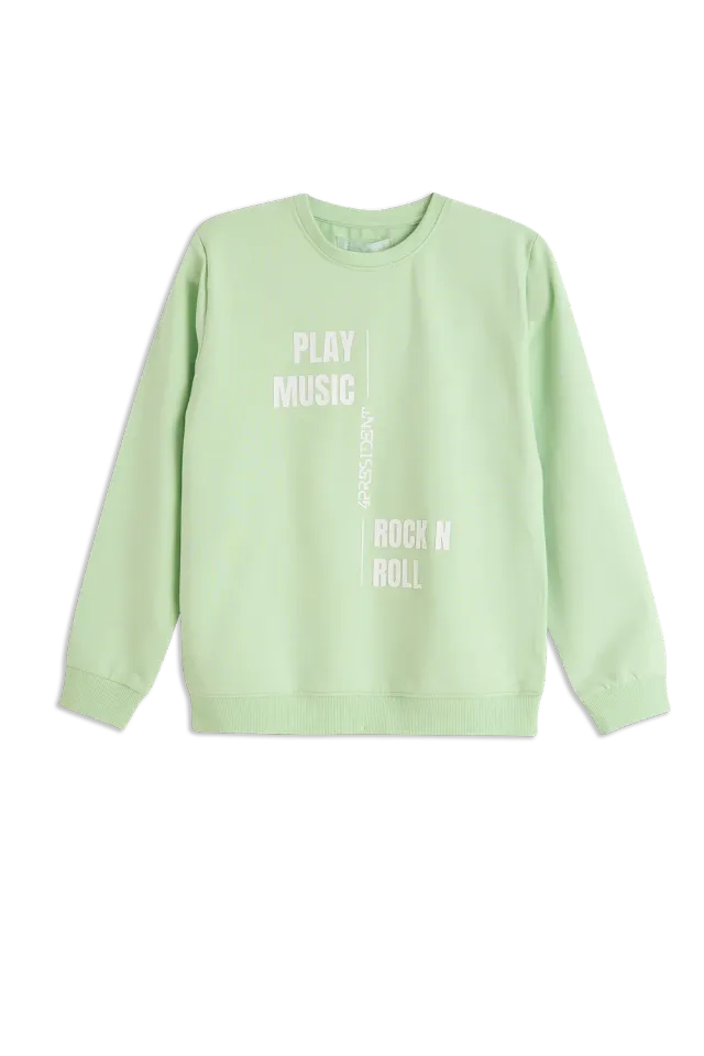 4President Bram Pastel Green sweater jongens