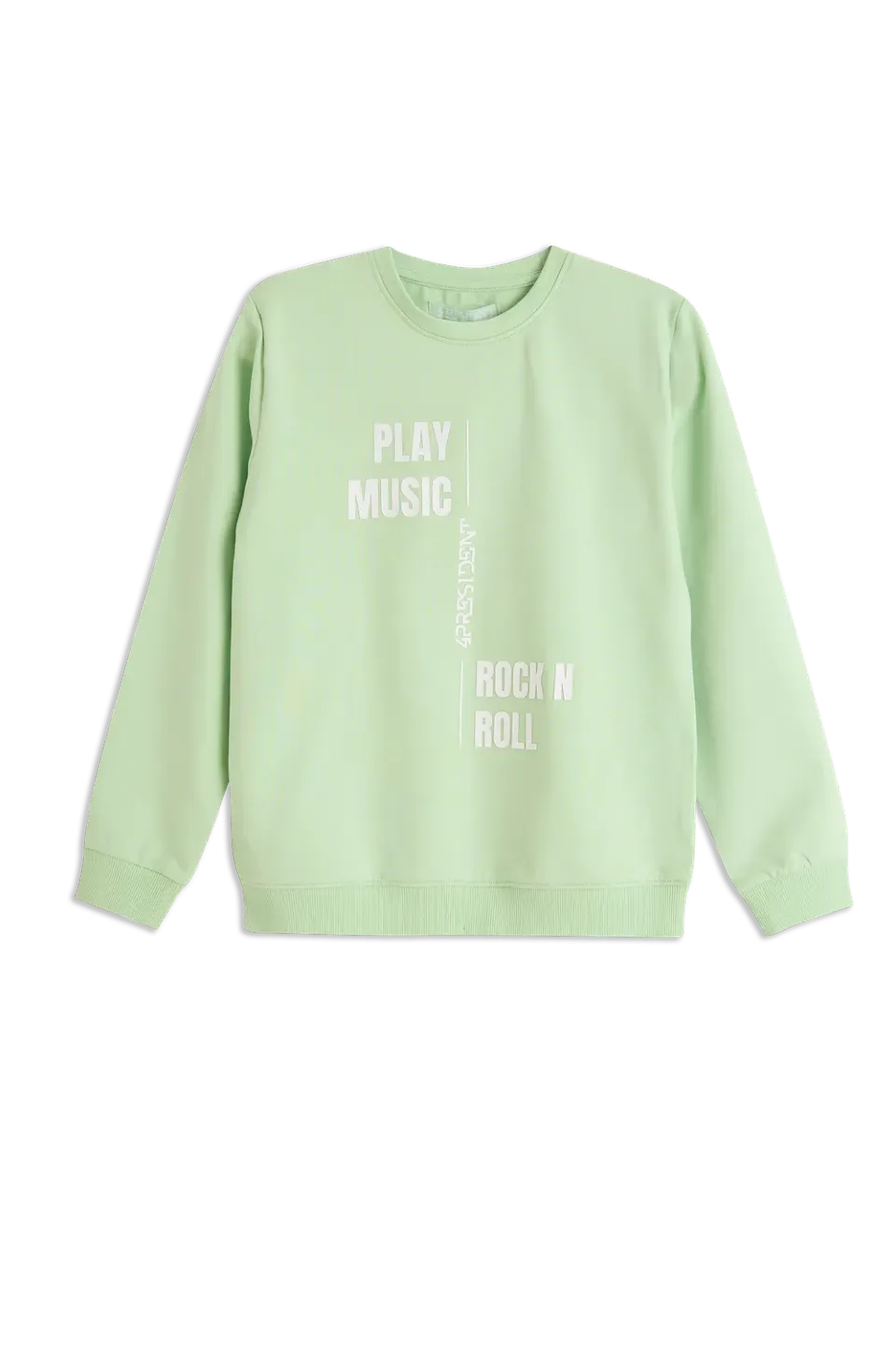 4President Bram Pastel Green sweater jongens